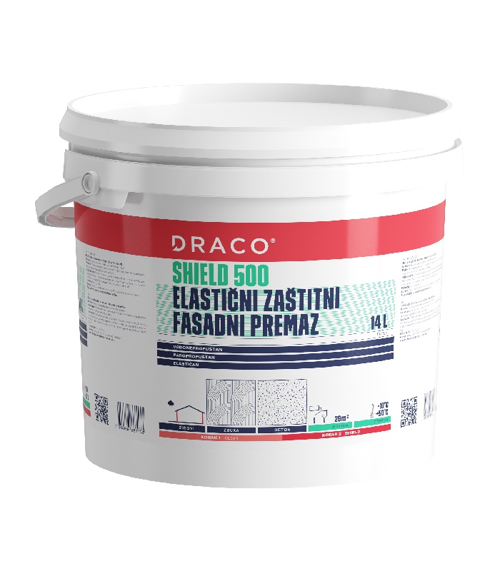 Хидроизолационна фасадна боя DRACO SHIELD 500