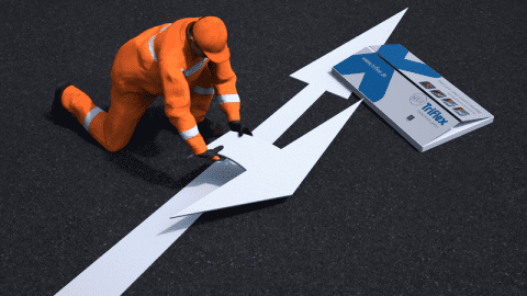 Пътна маркировка Triflex Line EasyTherm, Хидростоп