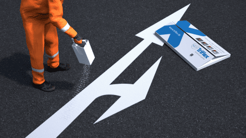 Пътна маркировка Triflex Line EasyTherm, Хидростоп