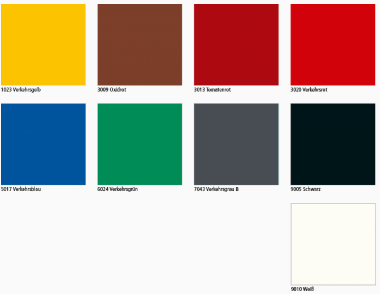 Цветове на Preco Cryl Friction Plastic 2K