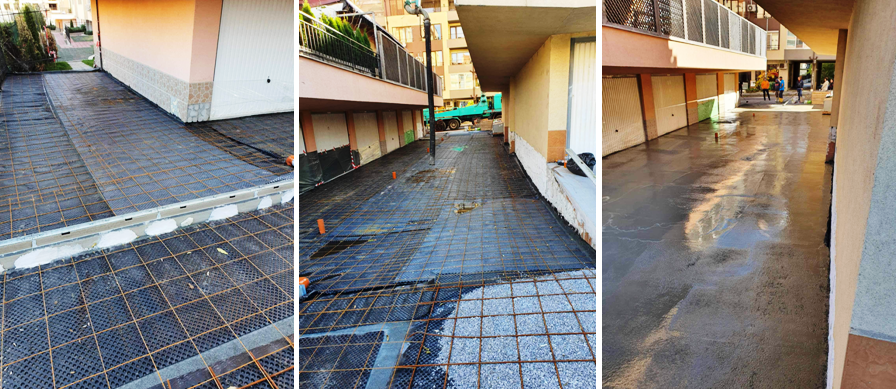 кофраж и армировка при вход 9 и 9А