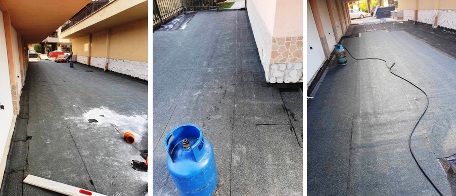 Хидроизолация при вход 9 и 9А