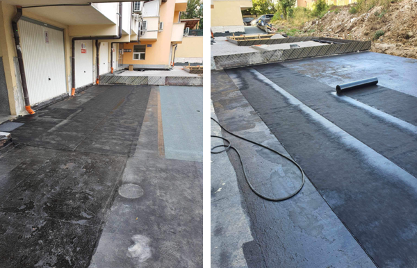 хидроизолация при вход А