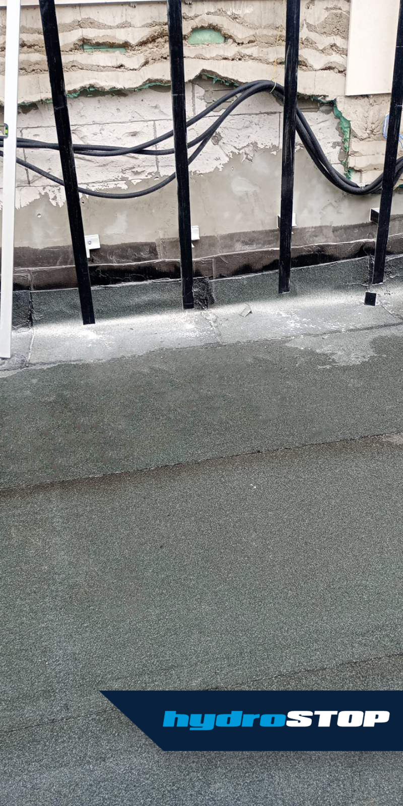Спиране на теч в подземен паркинг с битумна хидроизолация от Хидростоп 1 Спиране на теч с битумна хидроизолация от Хидростоп