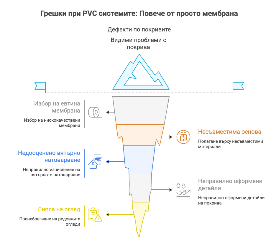 Класически грешки при PVC системите